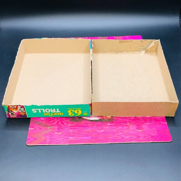 Vintage 1992 Norfin TROLLS Costume Party 63 piece Jigsaw Puzzle COMPLETE - Picture 10 of 11